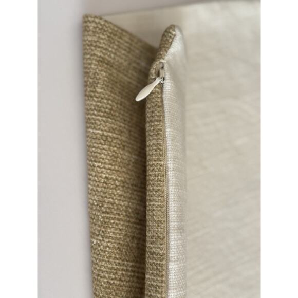 POTTERY BARN 16”x26” Cream/Rust Train 100% Cotton Lumbar Pillow Cover EUC - RARE - Picture 9 of 11